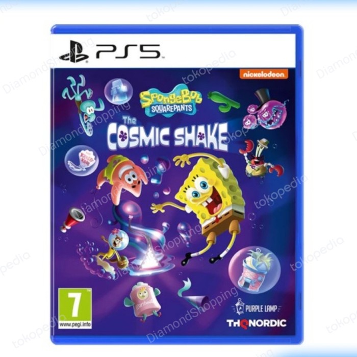 Spongebob Cosmic Shake Ps5/ Cd Game Ps5 Spongebob Squarepant Cosmic