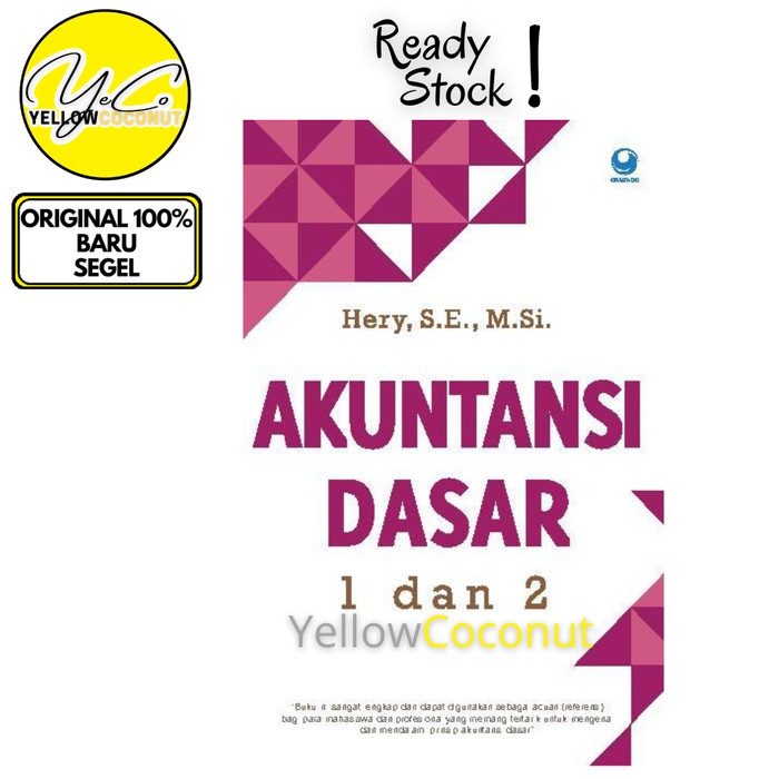 Akuntansi Dasar 1 dan 2 - Hery, SE