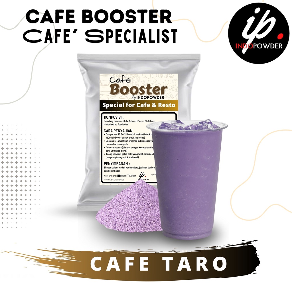 

IP Bogor - Bubuk Minuman Rasa CAFÉ TARO Untuk Cafe, Waralaba dan Resto