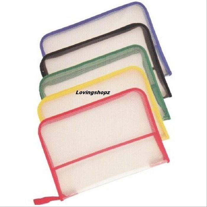 

Map Zipper/Tas Untuk Simpan File/ Tas Dokumen/ Tas File Plastik Stationery Alat Kantor