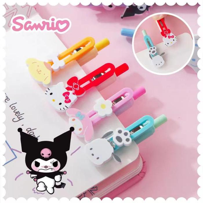 

Pulpen Pen Pena Gel 0.5Mm Alat Tulis Sekolah Kantor Stationery Melody Kuromi Poccaco Hello Kitty