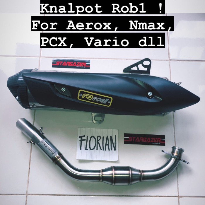 Knalpot ROB1 ROB1 All New Nmax Aerox 155 VVA Connected CAP V