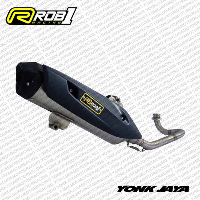 Knalpot PCX 150 Lokal Rob 1 Std Cover Endcup