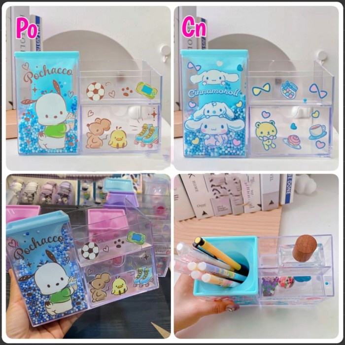 

Box Laci / Pen Holder / Tempat Bolpen Akrilik Sanrio Bubble (i)