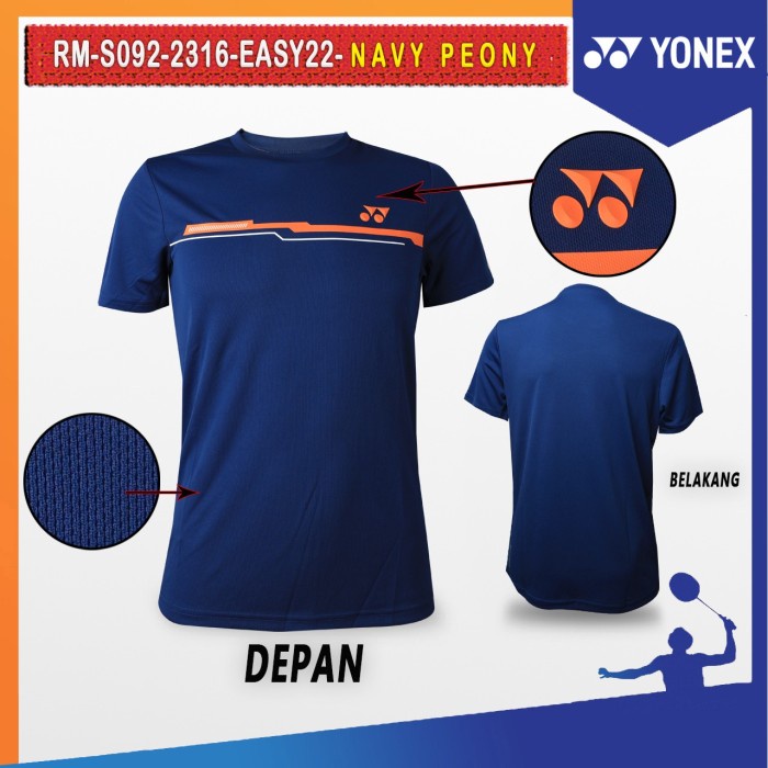 Yonex Jersey/ Kaos Yonex Badminton Rm 2316 Easy-22-S Original