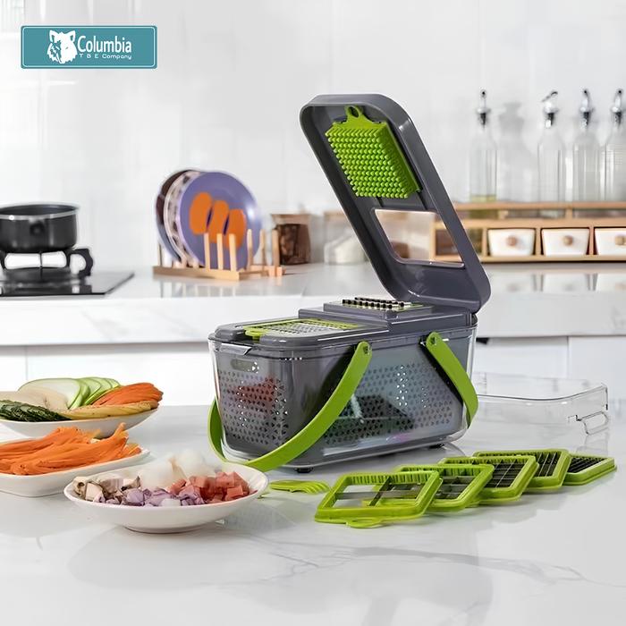 HOT SALE Columbia Parutan 16 in 1 Multifungsi, 22 in 1 Parutan Serbaguna Sayur Buah Multifungsi,