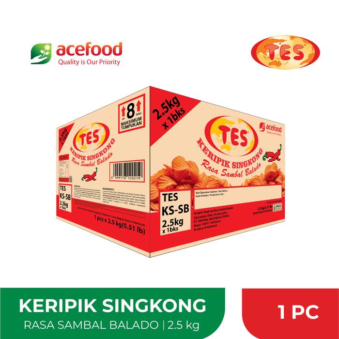 

Wof Tes Kripik Singkong 2.5 Kg Sambal Balado