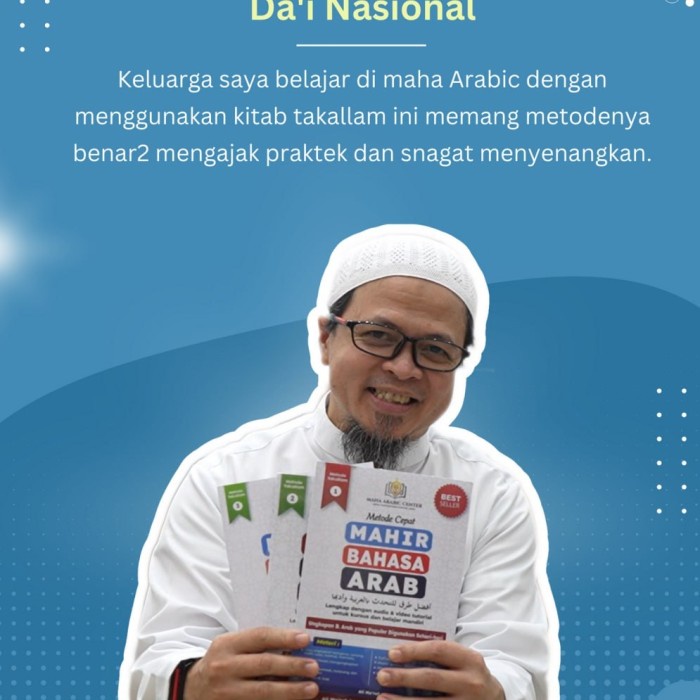 

TERLARIS! Buku Mahir Bahasa Arab dari nol yang Praktis dan Efektif