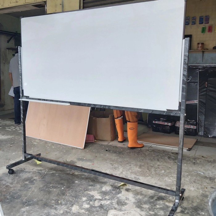 

whiteboard standing 100 x 200 cm nonmagnet