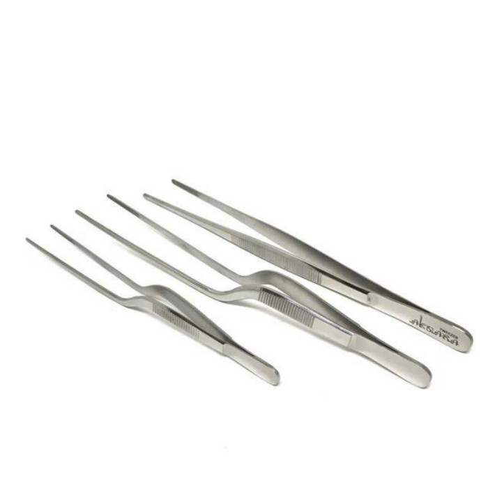 TERBARU Aksara Tools Silver 1 Set / Aksara Tools / Chef Tweezer / Kitchen