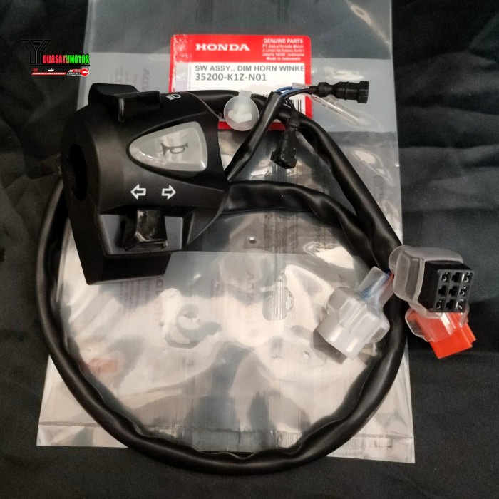 SAKLAR KIRI HOLDER KIRI ORIGINAL HONDA 35200-K1Z-N01 PCX 160 , PCX 160 ABS, ALL NEW PCX 160 TOMBOL