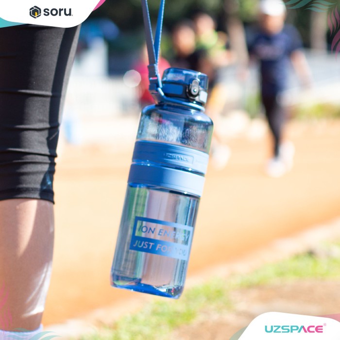 UZSPACE 5032 Botol Minum Olahraga Besar 1.5 Liter USA Tritan