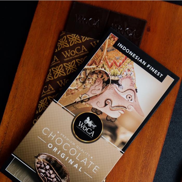 terbaru  woca premium chocolate 3 x 90g bars - cokelat batang rasa original ready