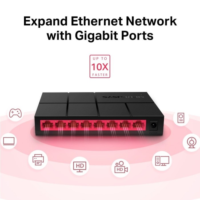 SWIT HUB GIGABIT 8 PORT