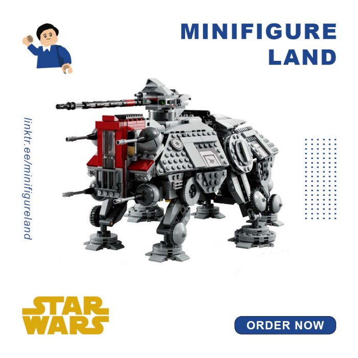 Lego Star Wars - AT-TE Walker - 75337 (VEHICLE ONLY)