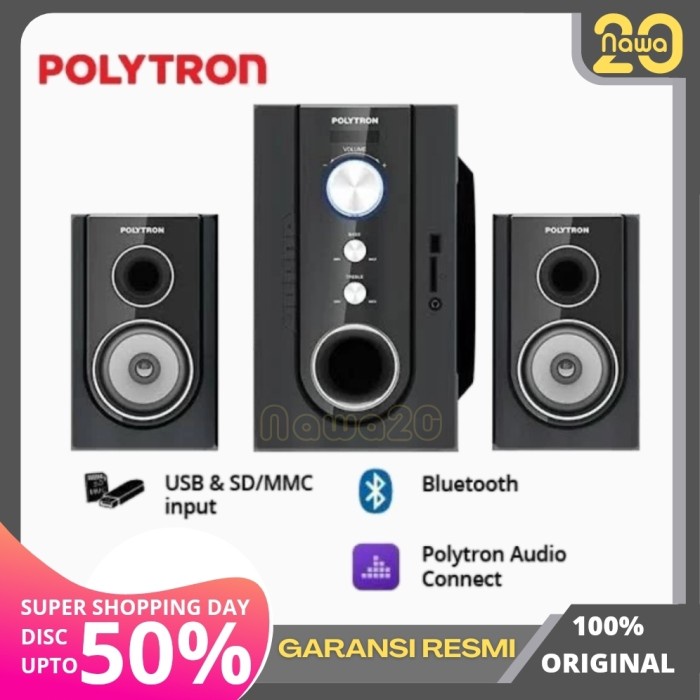 POLYTRON SPEAKER AKTIF PMA 9320 BLUETOOTH PMA9300 USB AUDIO