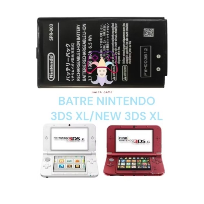 BATRE NINTENDO 3DS XL NEW 3DS XL BATTERY 3DS XL NEW 3DS XL SP