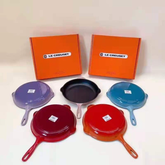 Herzliya Le Creuset Enameled Cast Iron Skillet 26 Cm Wajan Cast Iron