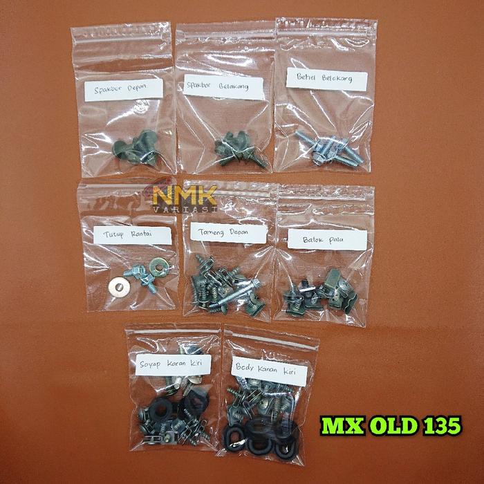 terbaru  baut body jupiter mx old new 135 king 150 z full set ready