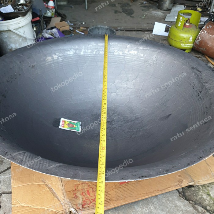 Herzliya Kuali Cor Besi 100 Cm Wajan Cor Besi 100 Cm 40In Via Kuir Toko