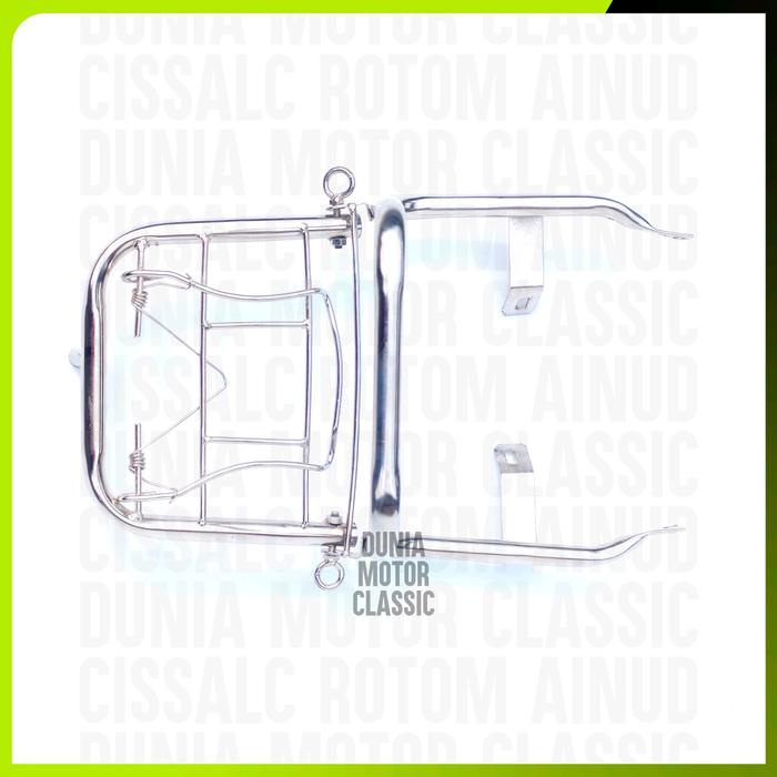 terbaru  begel behel rak jepit lipat belakang honda c70 ready