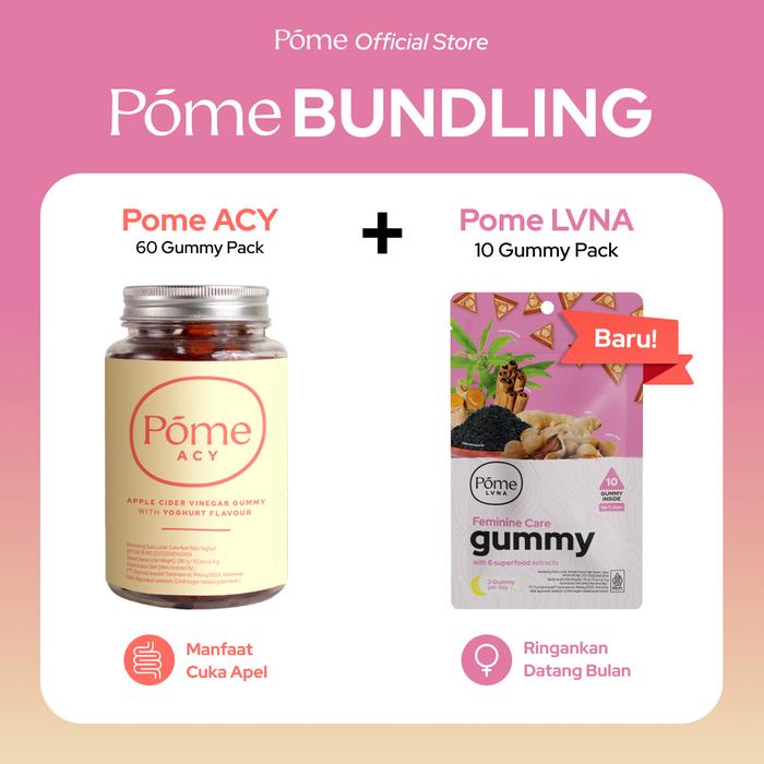 

terbaru !!! pome bundling (pome optimun 1 botol & pome lvna 1 sachet) ready