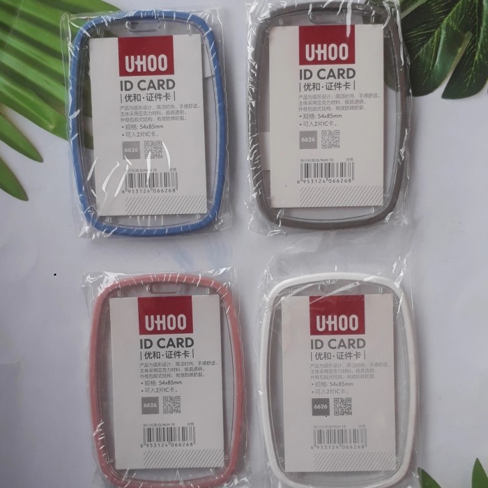 

UHOO ID Card 6626 Card Holder Name Tag Wadah Kartu Pengenal Identitas