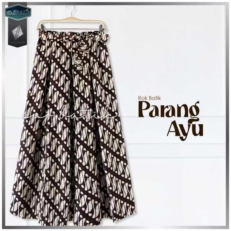 BEST SELLER ROK ADHIKARA BATIK SOLO FASHION WANITA ROK BATIK MODERN BAWAHAN BATIK BY BATIKWIDIA