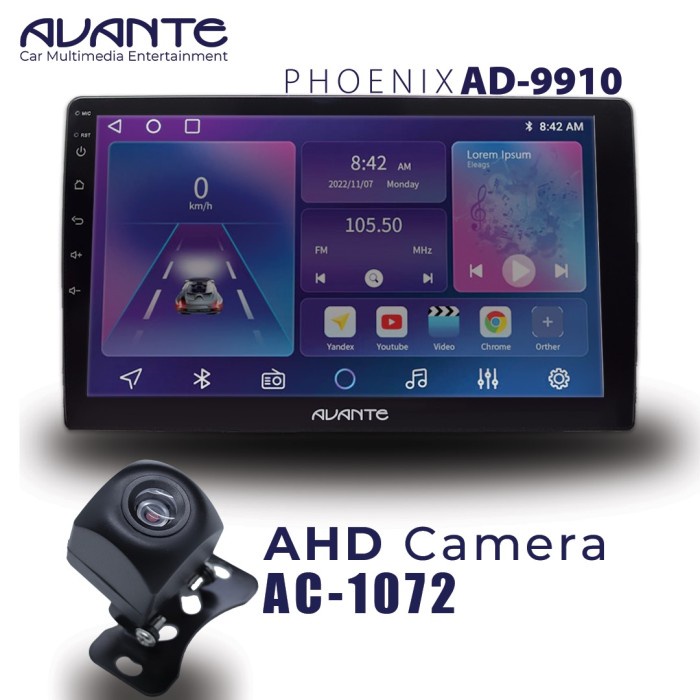 tv mobil android avante free kamera mundur ram2 32 garansi nasional