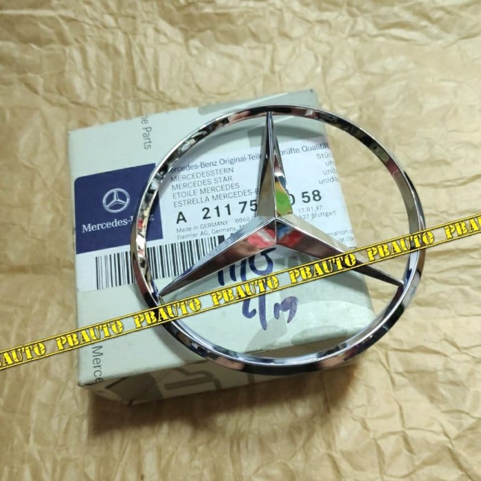 BISA GOSEND LOGO BINTANG BAGASI W211 ORIGINAL / EMBLEM BAGASI MERCY