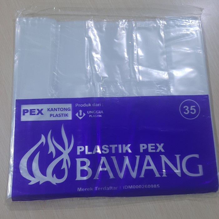 FREE ONGKIR PEX TAS KRESEK BAWANG 35x63 / PLASTIK PEX BAWANG BENING UKURAN 35