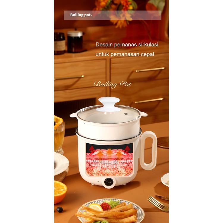 Best Seller CANEL & CO 600 Watt Panci Listrik Multifungsi Free Kukusan / Mini Rice Cooker Limited
