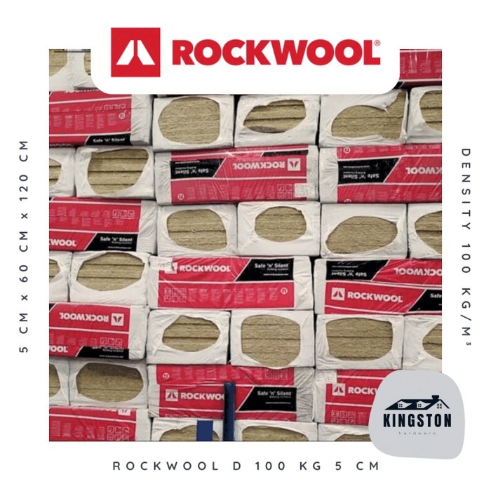 TERLARIS ROCKWOOL D100 KG 5 CM - BUSA PEREDAM SUARA