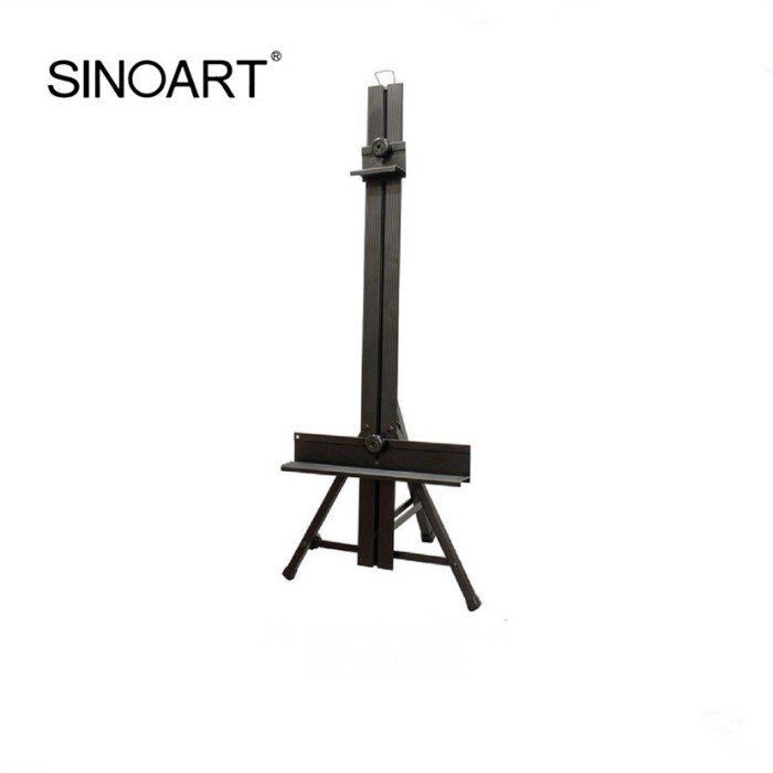 

HOT SALE! Easel Lukis Sinoart Medium Aluminium Table Top Display Sketch Stand