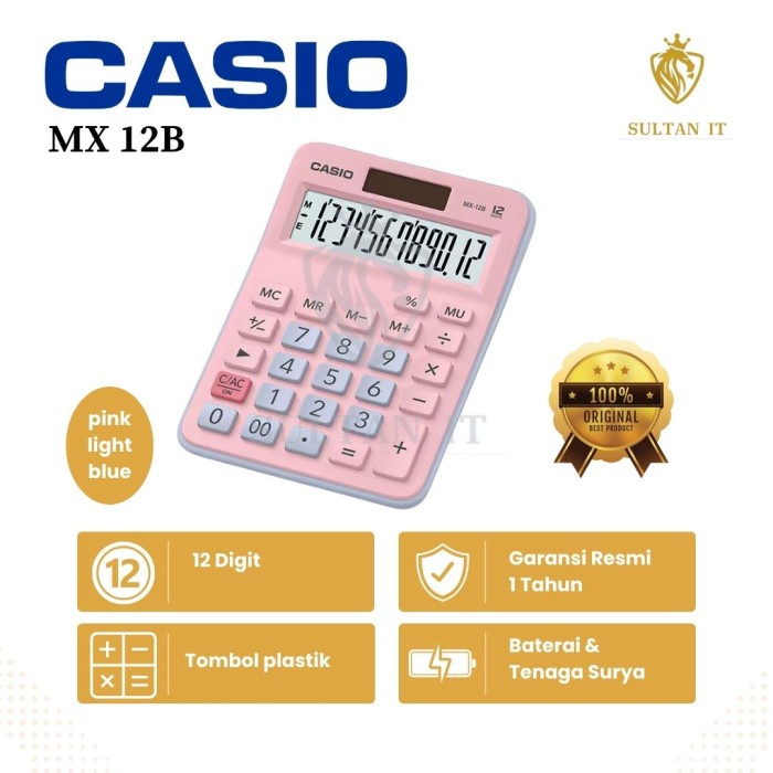 

KALKULATOR CASIO MX-12B ORIGINAL [TERBARU[TERLARIS[ORIGINAL[ASLI]