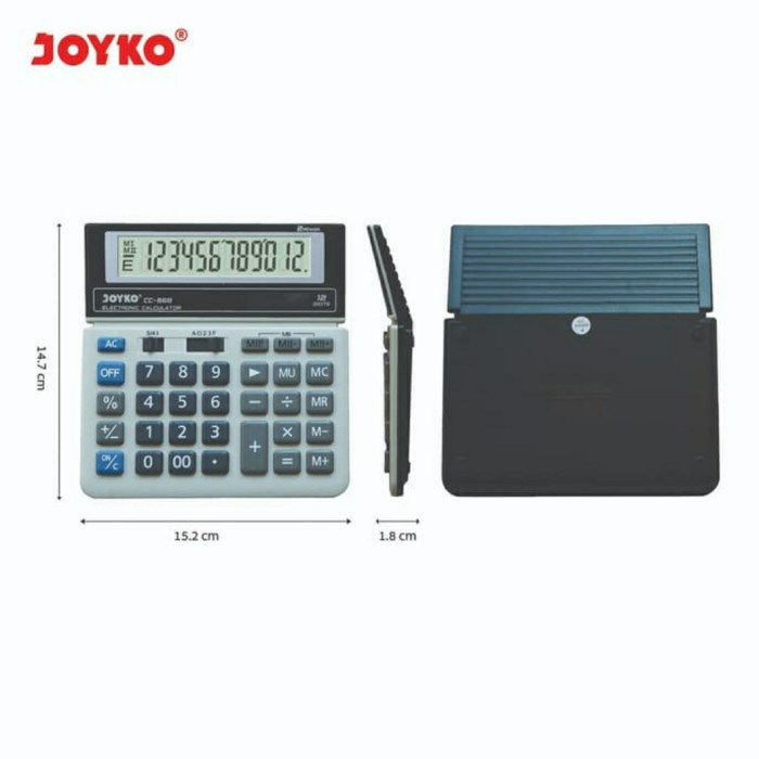

CALCULATOR JOYKO CC-868 12 DIGITS [TERBARU[TERLARIS[ORIGINAL[ASLI]