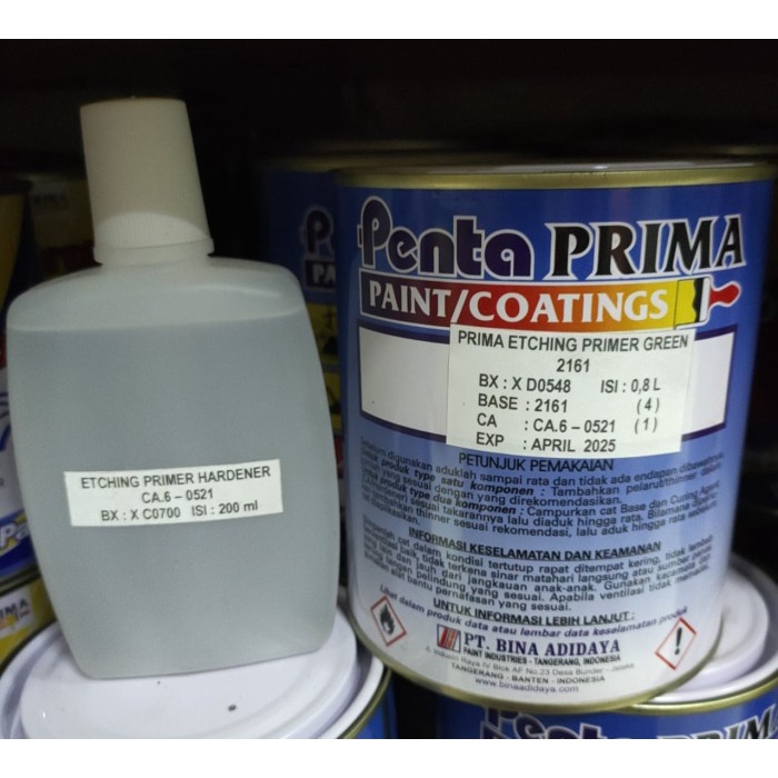 Cat Dasar dua Komponen Untuk Alumunium Galvanish PENTA ETCHING PRIMER