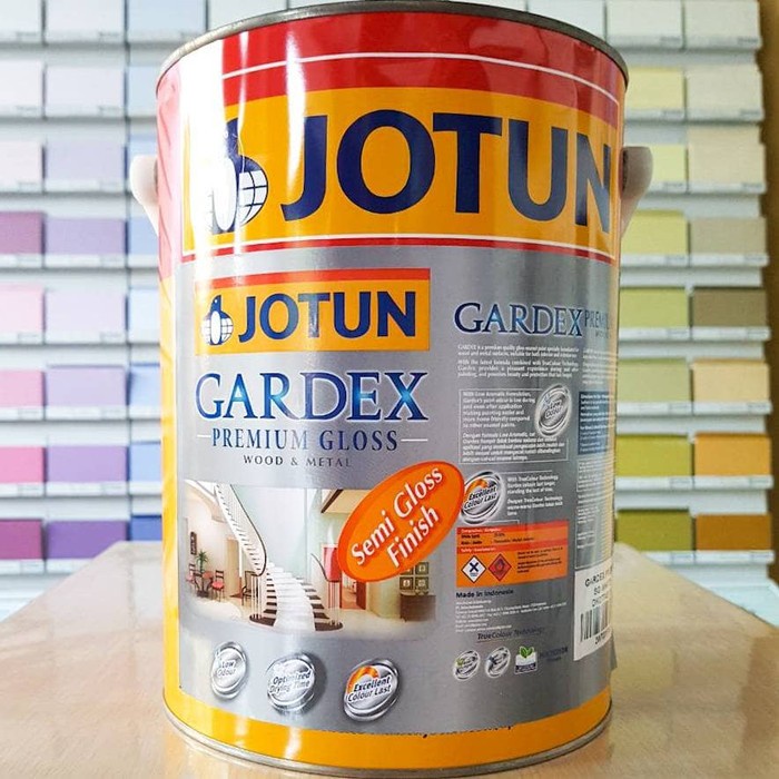 CAT MINYAK KAYU & BESI PREMIUM GLOSS GARDEX JOTUN (5 LITER)