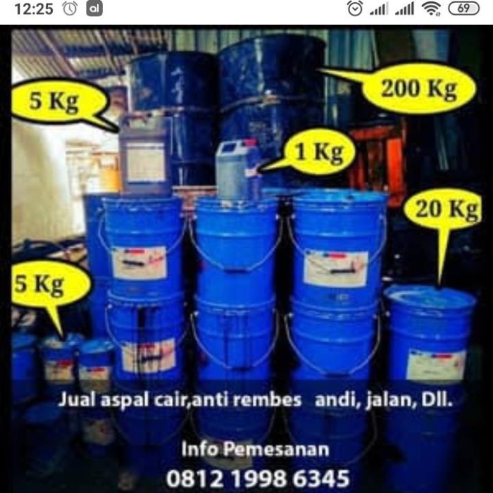 BISA E-KATALOG aspal cair 10 kg