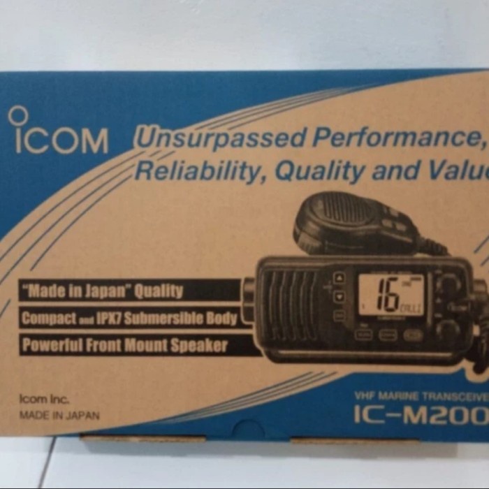 Radio Rig Mobil Kendaraan Icom Marine IC M200 IC-M200 Radio Komunikasi