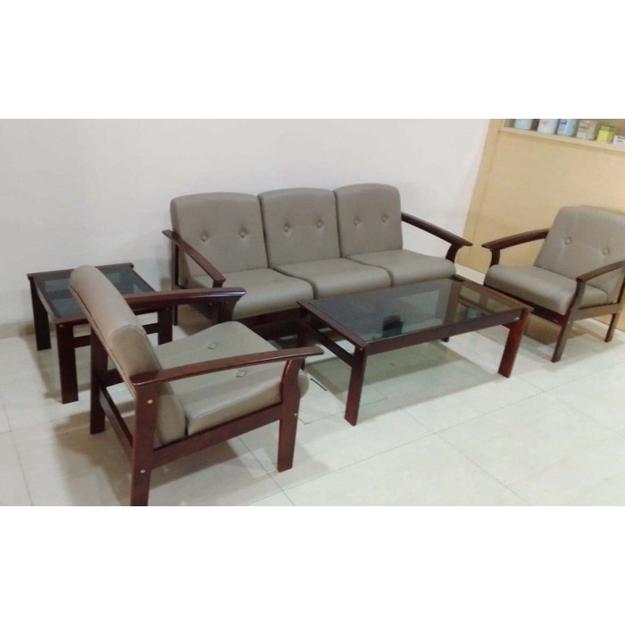 PREMIUM Set Sofa kayu Aprilia Ligna Sofa sofa minimalis Kursi tamu kayu asli