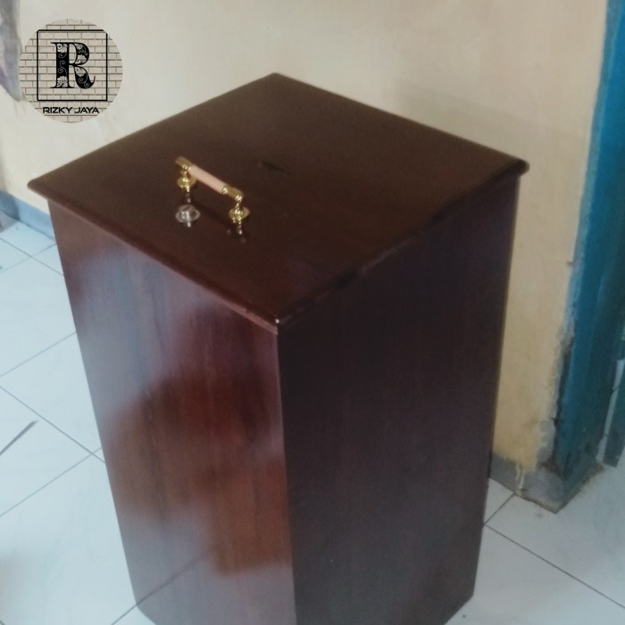 PREMIUM kotak amal kotak uang ukuran besar dari kayu jati
