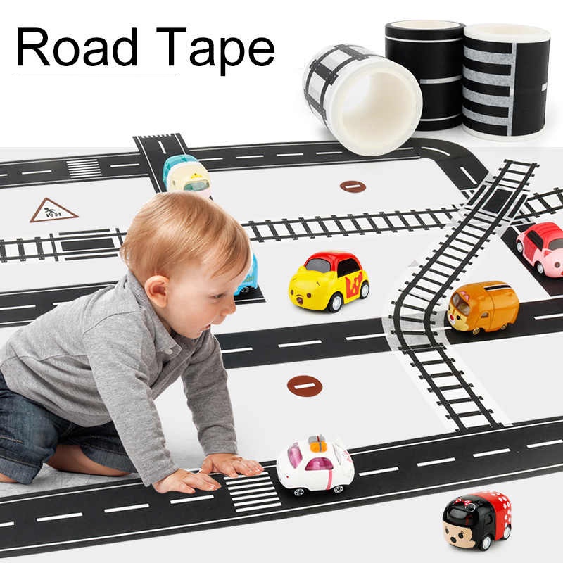 

UHOME Lakban Lintasan Mainan Anak Play Tape Road Jalan Raya 48mm - HX-6005