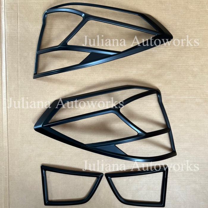 Garnish Lampu Depan Belakang Mobilio Lama 2013-2016 Hitam