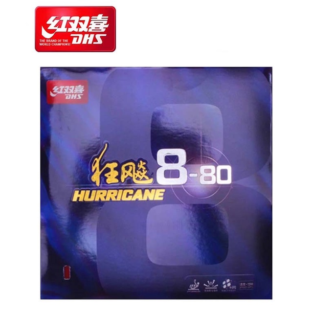 DHS Double Happiness Karet / Rubber Hurricane 8-80 2.15 mm (LICIN)