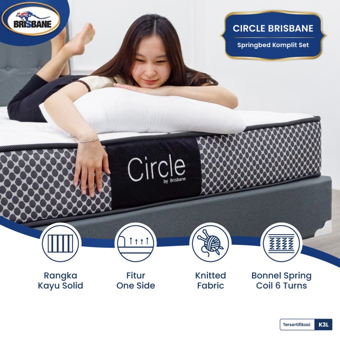 Kasur / Springbed Circle Elephant / Komplit Set 160