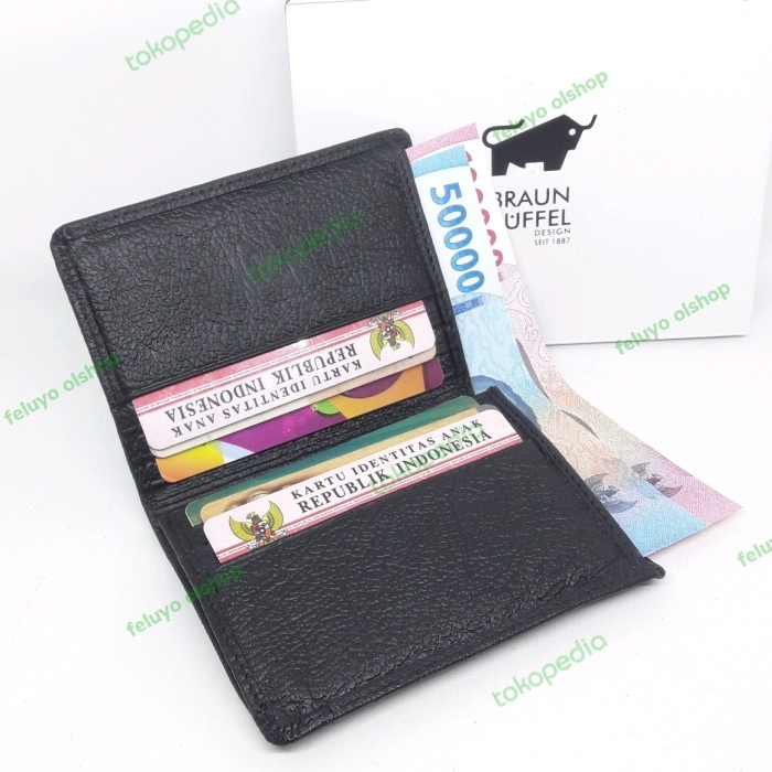 

Top Dompet Kartu /Card Holder Kulit Braun Buffel Import Terlaris