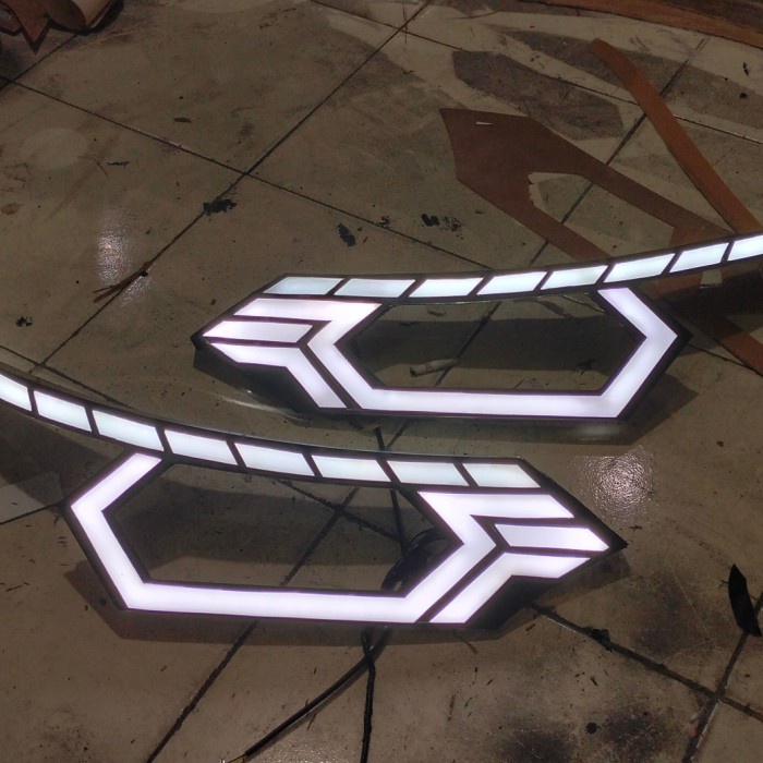 TERBARU alis lampu custom LED buat headlamp Vios gen 3 BISA GRAB