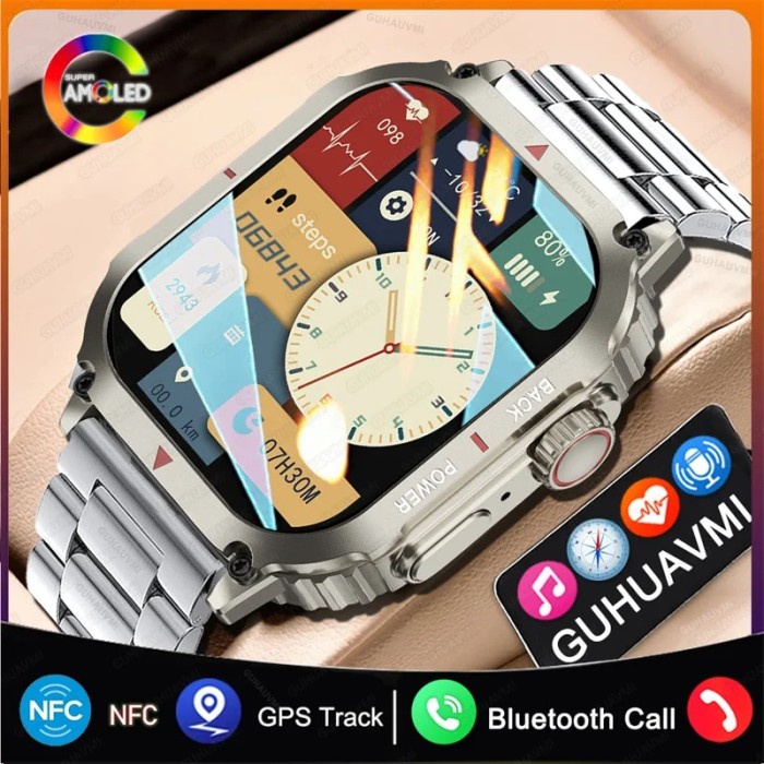 For Android Smart Watch Man Women Ultra Series NFC Smartwatch Call