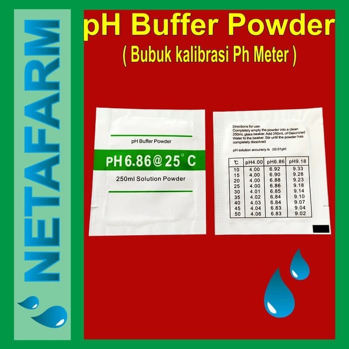 HOT SALE PH Buffer Powder Serbuk Kalibrasi 6.86